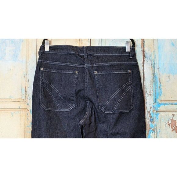 Apparel Collection Womens Size 32R Blue Dark Wash Straight Leg Denim Jeans - Picture 4 of 6